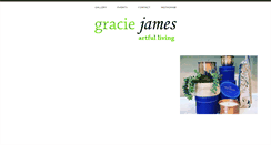 Desktop Screenshot of graciejames.com
